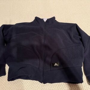 NWT: plus size adidas fleece jacket